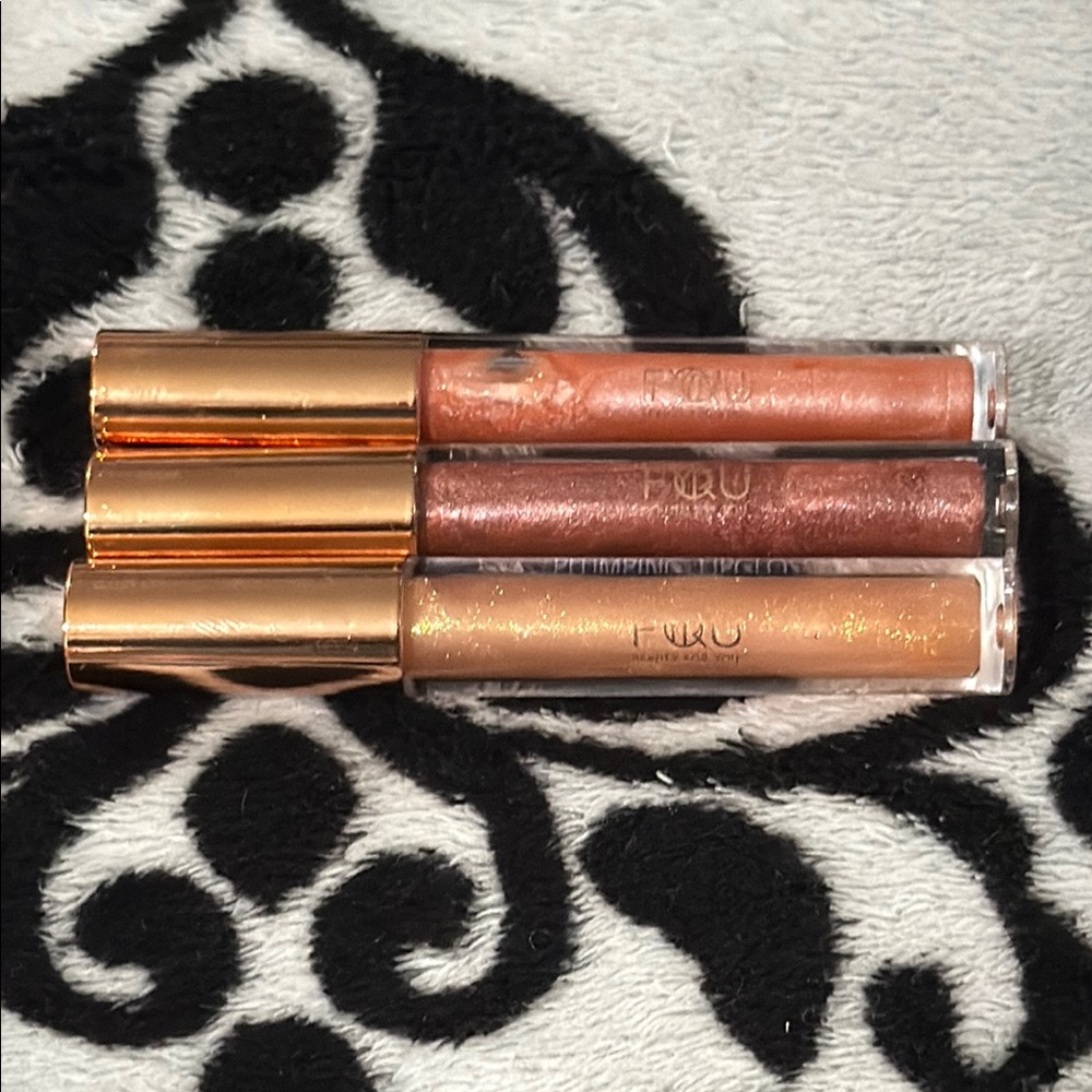 Beauty For You Luxurious Plumping Lip Gloss Set of 3! New in package!